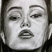 Mi proyecto del curso: Retrato artístico al carboncillo: creando atmósferas. Ilustração tradicional, Artes plásticas, Desenho, Desenho de retrato, Desenho realista, e Desenho artístico projeto de Alberto Pérez - 10.06.2024
