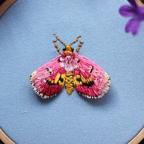 Meu projeto do curso: Bordado stumpwork: crie ornamentos em 3D  . Embroider, and Textile Design project by marisbernardini - 06.10.2024