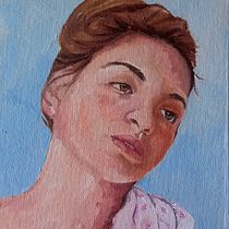 My project for course: Portrait Painting with Oil: Explore Light and Shade. Fine Arts, Painting, and Oil Painting project by tpafitisart - 06.10.2024