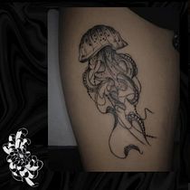 Meu projeto do curso: Técnicas de tatuagem blackwork com fine line. Un progetto di Design di tatuaggi di christiankevin909 - 10.06.2024