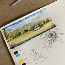 Il mio progetto del corso: Diario di viaggio ad acquerello. Traditional illustration, Watercolor Painting, Architectural Illustration, and Sketchbook project by Tania B - 06.10.2024