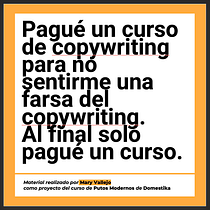 Mi proyecto del curso: Copywriting para copywriters. Un progetto di Pubblicità, Cop, writing, Stor, telling e Comunicazione di Mary Vallejo - 11.06.2024