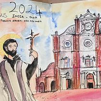 My project for course: Artistic Watercolor Sketching: Dare to Express Your Ideas. Ilustração tradicional, Esboçado, Criatividade, Desenho, Pintura em aquarela, e Sketchbook projeto de Ronald Doggett - 03.06.2024