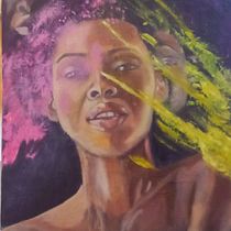 Mi proyecto del curso: Técnicas experimentales de retrato al óleo. Artes plásticas, Pintura, e Pintura a óleo projeto de Yohandy Manuel Iglesias Martinez - 11.06.2024