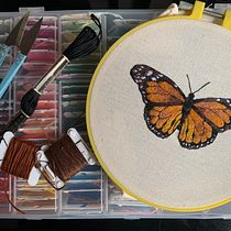 Meu projeto do curso: Técnicas de bordado realista. Traditional illustration, Embroider, and Textile Design project by Pedro Almeida - 02.22.2024