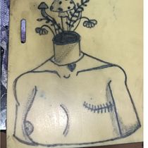 Proyecto del curso y tatuajes en naranjas. Tattoo Design project by Alisson Bonilla Blanco - 06.11.2024