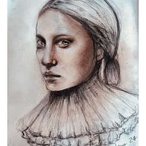 My project for course: Classical Portrait Drawing: The Renaissance Man’s Method. Fine Arts, Sketching, Drawing, Portrait Drawing, Realistic Drawing, and Artistic Drawing project by Laura Di Stefano - 06.12.2024