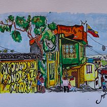 Mi proyecto del curso: Dibujo arquitectónico expresivo con marcadores de colores. Sketching, Drawing, Architectural Illustration, Sketchbook & Ink Illustration project by Argenis Gil - 06.10.2024