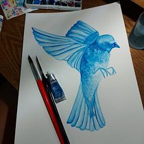 Mi proyecto del curso: Técnicas experimentales de acuarela para principiantes. Un progetto di Illustrazione tradizionale, Belle arti, Pittura ad acquerello e Illustrazione naturalistica di Belén Moreno - 13.06.2024