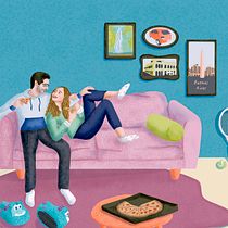Meu projeto do curso: Ilustração digital colorida no Procreate. Un progetto di Illustrazione tradizionale, Disegno, Illustrazione digitale e Disegno digitale di Natascha Carbonari - 13.06.2024