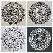 My project for course: The Art of Mandala Drawing: Create Geometric Patterns. Drawing & Ink Illustration project by kristine.caskey - 06.13.2024