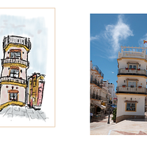My project for course: Expressive Architectural Sketching with Colored Markers. Sketching, Drawing, Architectural Illustration, Sketchbook & Ink Illustration project by roarheiv - 06.14.2024