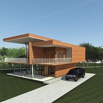 Mi proyecto del curso: Diseño y modelado arquitectónico 3D con Revit. Projekt z dziedziny 3D,  Architektura, Architektura wnętrz,  Modelowanie 3D, Architektura c, frowa i Wizualizacja architektoniczna użytkownika Luis Camilo Becerra Bustamante - 14.06.2024