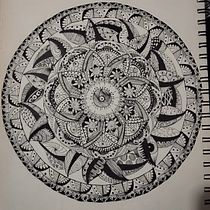 Mi proyecto del curso: Zentangle y mandalas: dibuja patrones armónicos. Un projet de Peinture, Dessin, Peinture acr, lique , et Créativité avec les enfants de Patricia Gaviria - 13.06.2024