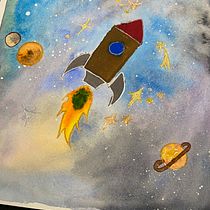 My project for course: Modern Watercolor Techniques. Un progetto di Pittura, Pittura ad acquerello e Illustrazione tradizionale di Caroline Grootenboer - 15.06.2024