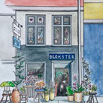 My project for course: Watercolor Urban Illustration: Portray your City. Pintura, Desenho, Pintura em aquarela e Ilustração arquitetônica projeto de livinengland - 09.06.2024