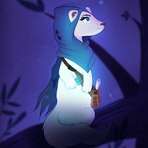 Mi proyecto del curso: Ilustración de animales fantásticos en Procreate. Traditional illustration, Character Design, Drawing, Digital Illustration, Stor, telling, and Narrative project by veriiita480 - 06.16.2024