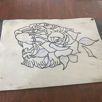 Mi proyecto del curso: Diseño de tatuajes estilo old school en Procreate. Projekt z dziedziny  R, sunek, Ilustracja c, frowa i Projektowanie tatuaż użytkownika José Ángel Hinojosa jr - 17.06.2024