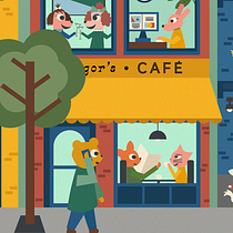 Mi proyecto del curso: Diseño de universos y técnicas de composición para ilustración. Een project van Traditionele illustratie, Ontwerp van personages,  Tekening, Digitale illustratie y Kinderillustratie van fr_viverost - 16.06.2024