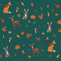 My project for course: Designing for Kids: Create Playful Patterns. Traditional illustration, Product Design, Pattern Design, Digital Illustration, and Children's Illustration project by hadil_ - 06.17.2024
