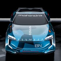 Mahindra BN.03 [Intro to 3D Livery Design: Decals for Digital Cars]. Un projet de 3D , et Modélisation 3D de Om Nikte - 18.06.2024