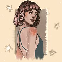 Meu projeto do curso: Retrato Ilustrado com Procreate. Traditional illustration, Vector Illustration, Digital Illustration, and Portrait Drawing project by Camila Britto - 06.18.2024