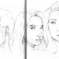 Meu projeto do curso: Caderno de retratos: explore o rosto humano. Sketching, Drawing, Portrait Drawing, Artistic Drawing, and Sketchbook project by Hyago Marques - 06.16.2024
