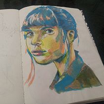 Mi proyecto del curso: Sketchbook de retrato: explora el rostro humano. Sketching, Drawing, Portrait Drawing, Artistic Drawing, and Sketchbook project by Carlos Insignares - 06.19.2024