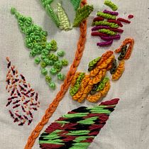 Mi proyecto del curso: Bordado creativo: revolución a puntadas. Un projet de Créativité, Broderie , et Design textile de Rosa Morales - 19.06.2024