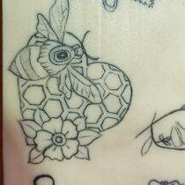 Mi proyecto del curso: Tatuaje botánico con puntillismo. Ilustração tradicional, Desenho de tatuagens e Ilustração botânica projeto de lau001_lt - 19.06.2024