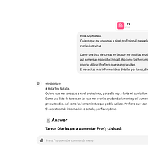 Mi proyecto del curso: Usar Chat GPT para trabajar. Management, Productivit, Business, Artificial Intelligence, ChatGPT, Communication, Content Writing, and AI Content Creation project by NATALIA LORENZO TÉLLEZ - 06.19.2024