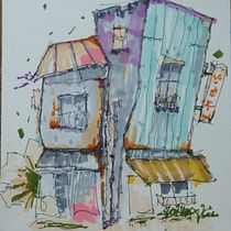 My project for course: Expressive Architectural Sketching with Colored Markers. Een project van  Schetsen,  Tekening,  Architecturale illustratie, Sketchbook y  Illustratie met inkt van langthwaite - 19.06.2024