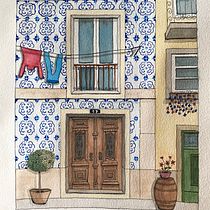 Il mio progetto del corso: Illustrazione urbana ad acquerello: dipingi la tua città. Pintura, Desenho, Pintura em aquarela e Ilustração arquitetônica projeto de maccionilucrezia - 19.06.2024
