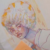 i really tried. Drawing, Portrait Drawing, Sketchbook, and Colored Pencil Drawing project by Paola Pimienta - 06.16.2024