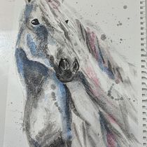 My project for course: Expressive Animal Portraits in Watercolor. Un projet de Illustration traditionnelle, Aquarelle, Dessin réaliste et Illustration naturaliste de Julie Roberts-Thomas - 20.06.2024