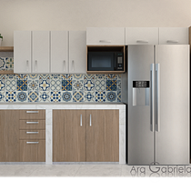 Mi proyecto del curso: Remodelacion de Cocina. Architecture, Interior Design, Decoration, and Spatial Design project by Gabriela Fernández - 06.21.2024