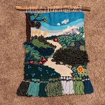 My project for course: Decorative Tapestries: Advanced Handloom Techniques. Projekt z dziedziny  Haft,  Tkactwo, Tkanie, Wzornictwo tekst i liów użytkownika Stephanie Peaden - 21.06.2024