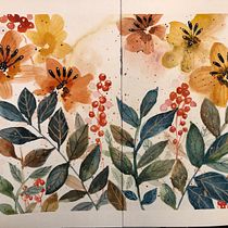 Il mio progetto del corso: Acquerelli floreali: entra in sintonia con la natura. Ilustração tradicional, Pintura, Pintura em aquarela e Ilustração botânica projeto de Anna Santeramo - 21.06.2024