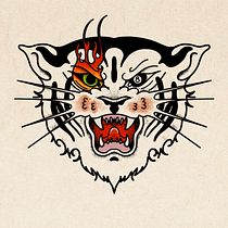 My project for course: Design Old-School Tattoos in Procreate. Projekt z dziedziny  R, sunek, Ilustracja c, frowa i Projektowanie tatuaż użytkownika Andrijana Stantic - 18.06.2024