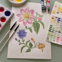 Mi proyecto del curso: Acuarela realista para composiciones botánicas. Un projet de Illustration traditionnelle, Peinture, Dessin, Aquarelle et Illustration botanique de Isaac Contreras - 15.06.2024
