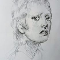 Mi proyecto del curso: Retrato realista con lápiz de grafito. Un progetto di Illustrazione tradizionale, Belle arti, Bozzetti, Disegno a matita, Disegno, Disegno di ritratti, Disegno realistico, Disegno artistico e Disegno anatomico di Mariana Esquivel - 22.06.2024