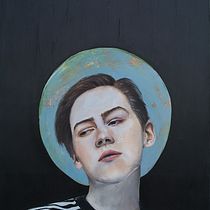Mi proyecto del curso: Pintura de retratos expresivos: color y gesto. Een project van  Beeldende kunst, Schilderij,  Portrettekening y  Olieverfschilderij van Mariana Esquivel - 03.12.2023