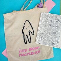 Typek on a tote bag :). Ilustração tradicional, Design gráfico, Marketing, Ilustração digital, Business, Ilustração infantil, e Design projeto de Rebeca Tomagová - 25.06.2024