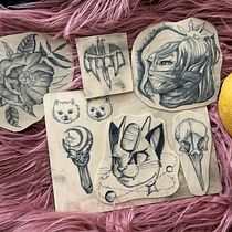 My project for course: Tattoo for Beginners. Tattoo Design project by Natalya Scerbakova - 06.13.2024