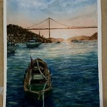 Mi proyecto del curso: Pintura en acuarela de paisajes marinos. Projekt z dziedziny  Malarstwo, Malowanie akwarelą, Ilustracja naturalist i czna użytkownika Mariela Ambrosis - 26.06.2024