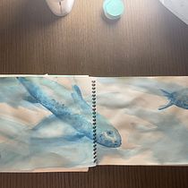 My project for course: Creative Watercolor Sketching for Beginners. Un progetto di Illustrazione tradizionale, Bozzetti, Creatività, Disegno, Pittura ad acquerello e Sketchbook di Fiona Mcnaught - 26.06.2024