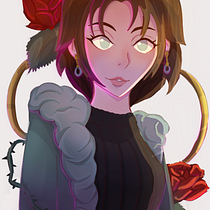 Girl Drawing ( Rada Marchenko ) . Design de personagens, Ilustração digital, Desenho digital, e Pintura digital projeto de Rada Marchenko - 26.07.2024