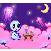 Mi proyecto del curso: Diseño de mundos kawaii: comida en mundo kawaii. Character Design, Digital Illustration, and Manga project by angychapis - 06.24.2024
