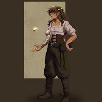 Meu projeto do curso: Concept art para design de personagens e worldbuilding Ein Projekt aus dem Bereich Design von Figuren, Digitale Illustration, Concept Art, Digitale Zeichnung, Digitale Malerei und Traditionelle Illustration von Júlia Inácio - 22.06.2024