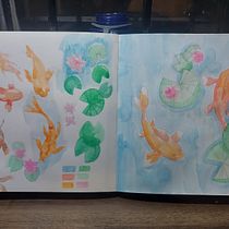 Mi proyecto del curso: Sketching creativo en acuarela para principiantes. Un progetto di Illustrazione tradizionale, Bozzetti, Creatività, Disegno, Pittura ad acquerello e Sketchbook di natalyroldan - 27.06.2024